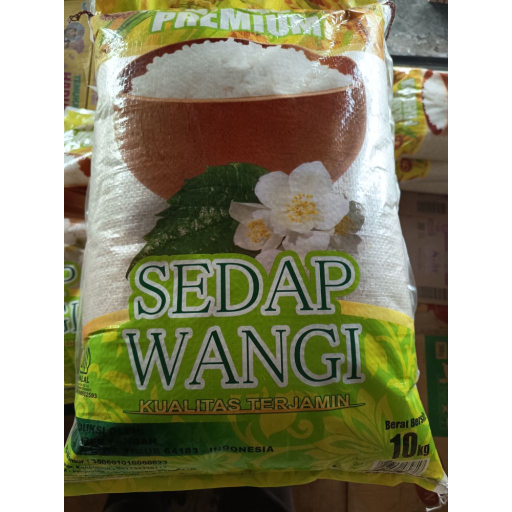 

Beras sedap wangi kemasan 10 kg
