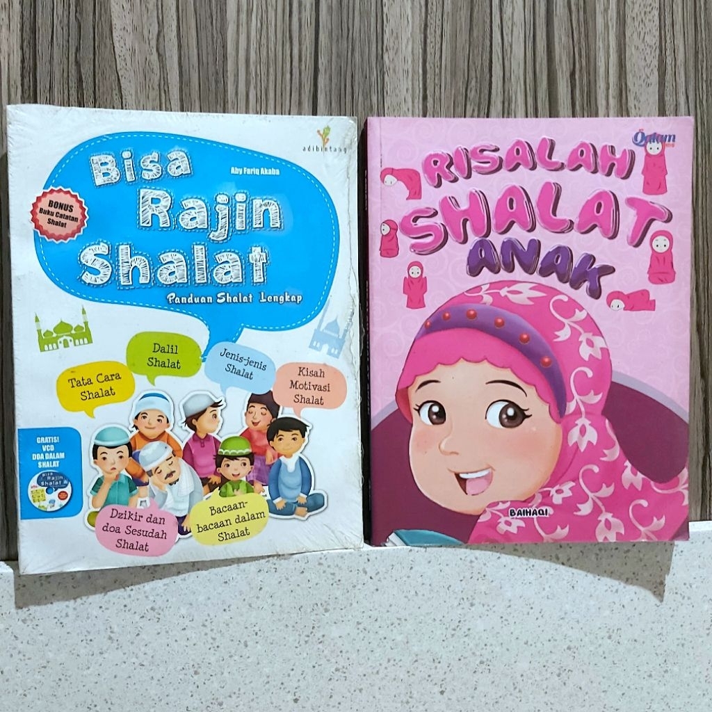 RISALAH SHALAT ANAK NIAT TUNTUNAN SHALAT BERGAMBAR MAZHAB SYAFII TATA CARA SHALAT ANAK DOA ADA NIAT 