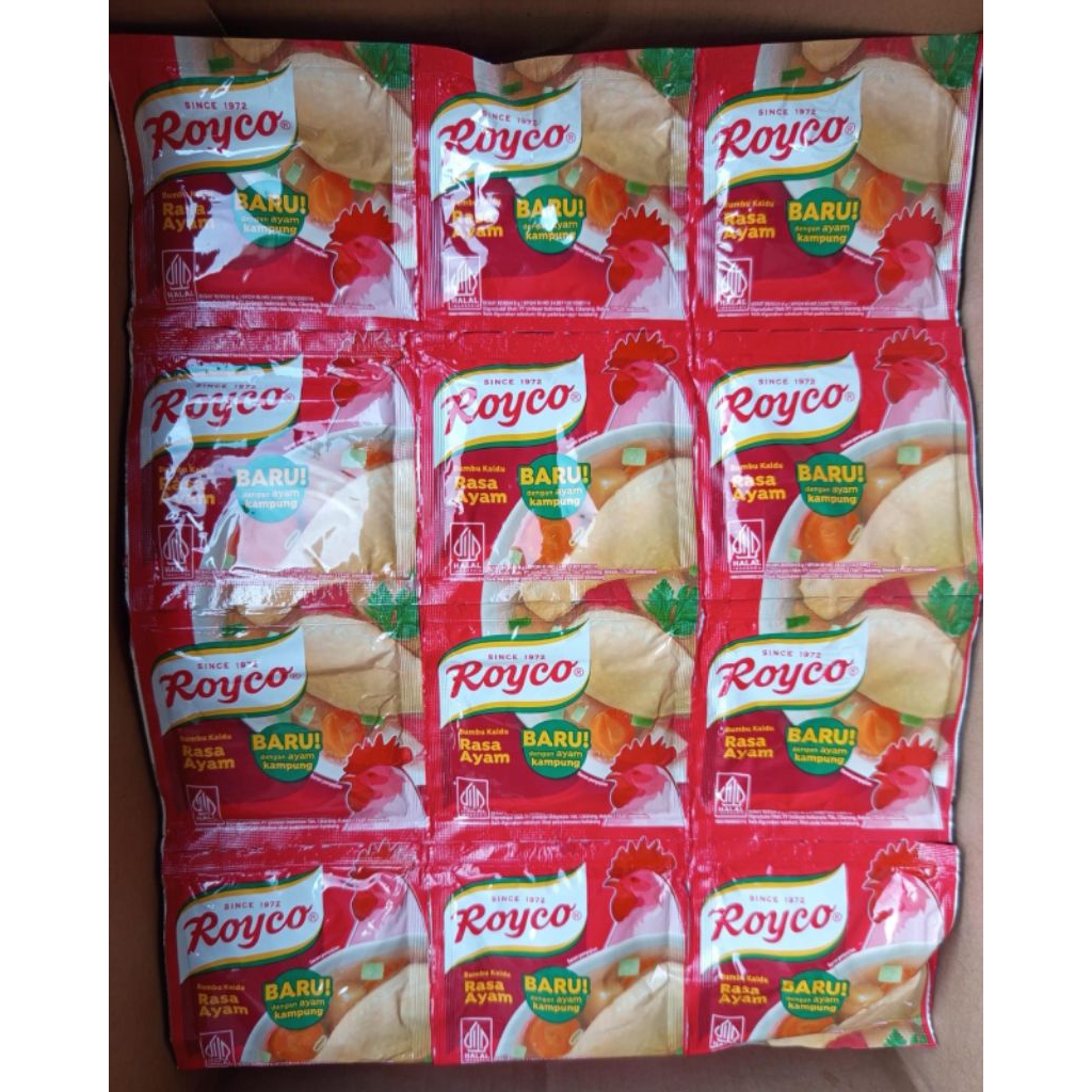 

ROYCO RENTENG | ROYCO AYAM | 1 RENTENG ISI 12 PCS | Penyedap rasa