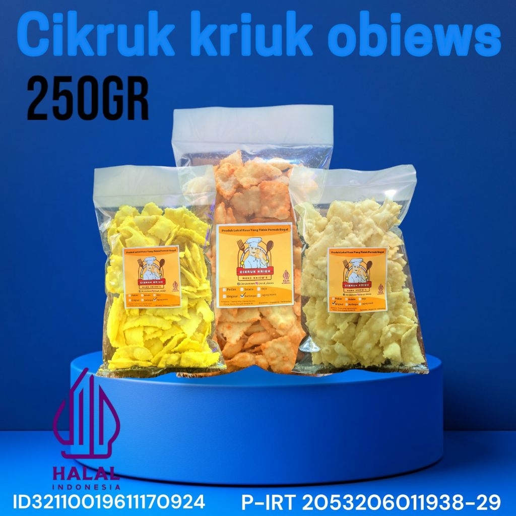 

CIKRUK KRIUK OBIEWS 250GR - gurih & renyah