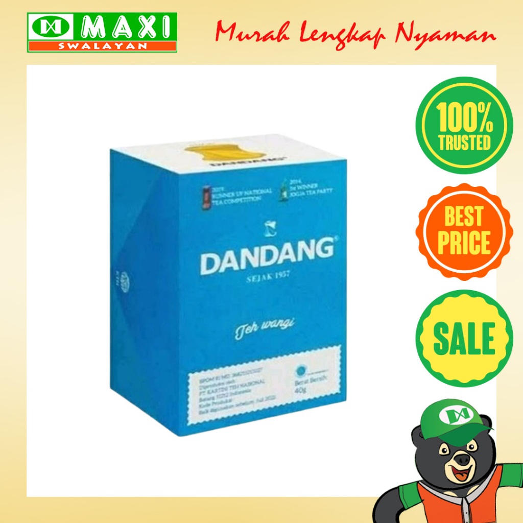 Teh Cap Dandang Biru Bubuk 40g / TEH CAP DANDANG