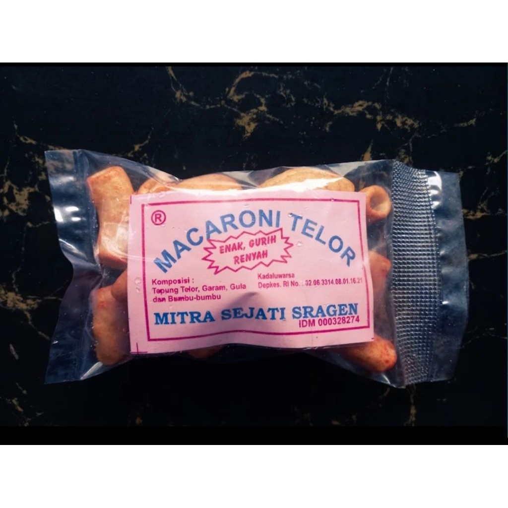 

Makroni Telor mitra sejati 1 pack isi 10
