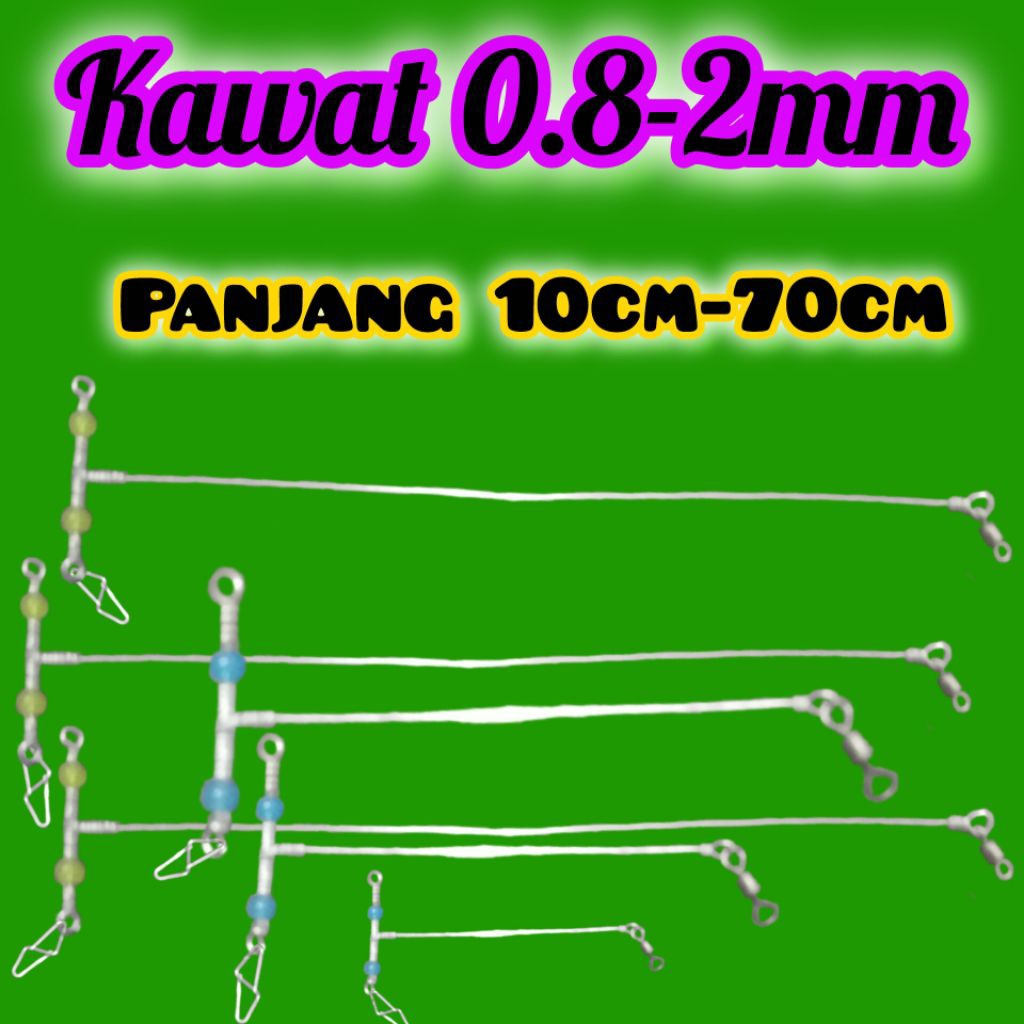 kawat ulir | kawat pancing swivel rolling Kili kili T