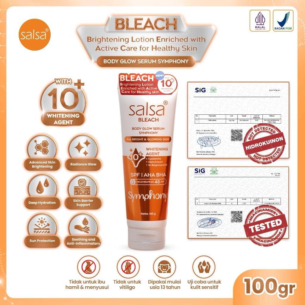 SALSA Body B.L.E.A.C.H - Body Glow Serum Symphony | Hand Body Lotion
