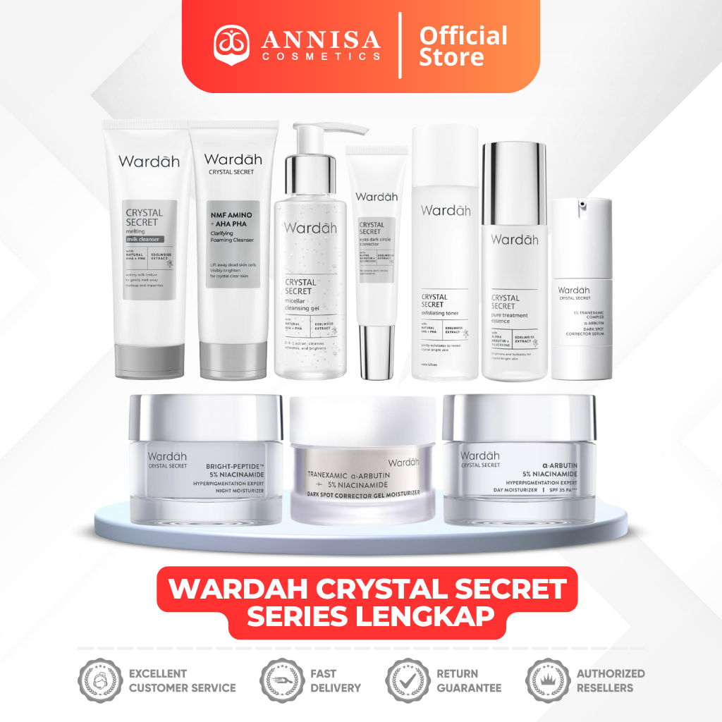 WARDAH Crystal Secret Series Lengkap - Skincare
