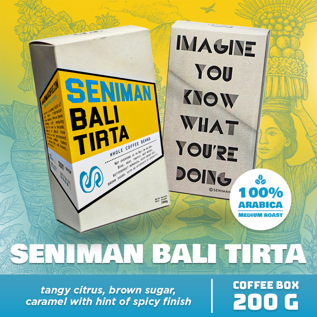 

Seniman Coffee Beans / Biji Kopi Bali Kintamani Tirta Washed Process 200gr