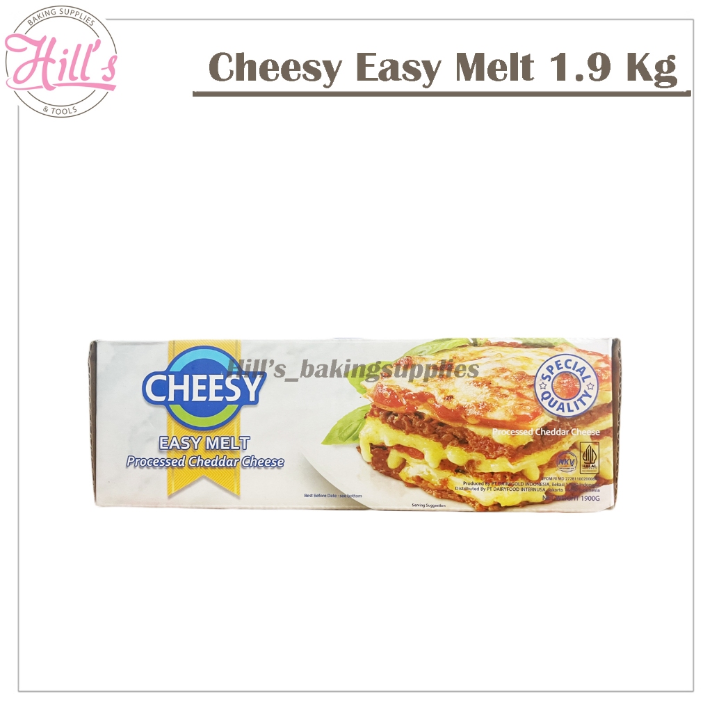 PROMO MURAH !!! CHEESY EASY MELT 1.9 Kg / KEJU LUMER CHEDAR EASYMELT CHEDDAR 1.9Kg 2Kg 2 kg