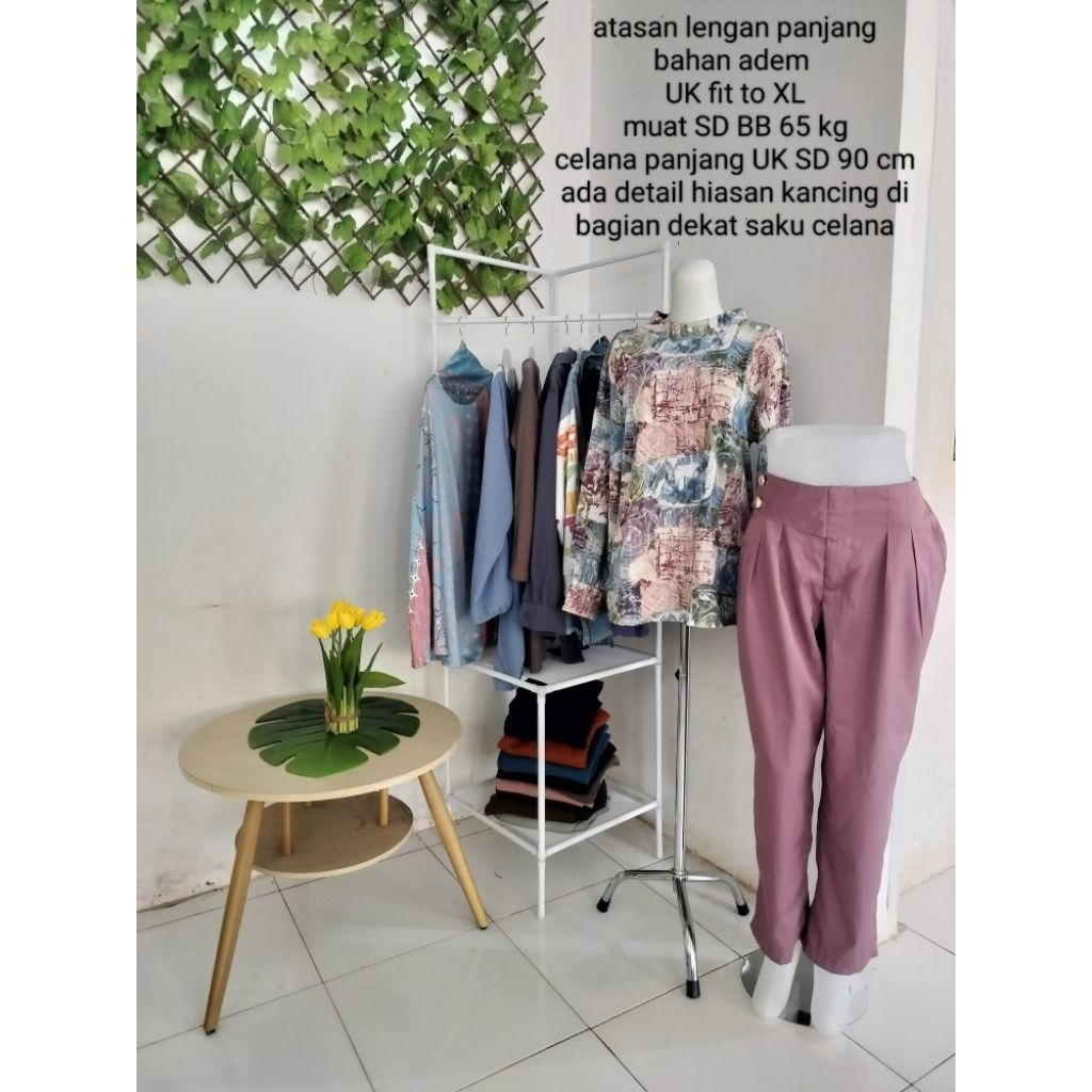 setelan kerja wanita preloved