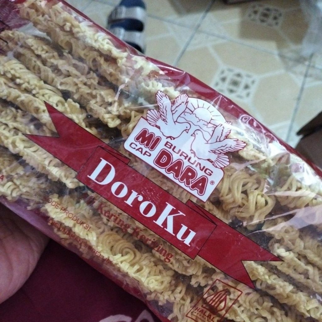 

Mie kering keriting Doroku/mi kering Doroku isi 15 keping/mi kering Doroku/Doroku mi burung dara