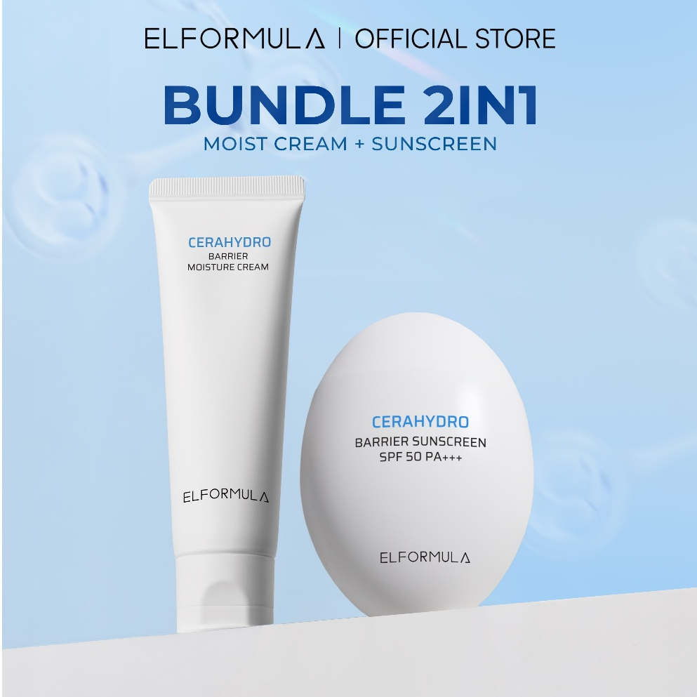 ELFORMULA Bundle 2in1 - CeraHydro Barrier Repair Moisture Cream + CeraHydro Barrier Repair Sunscreen