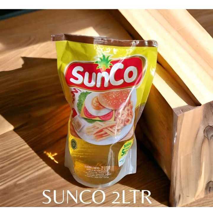 

( KHUSUS KOLIAN ) Minyak goreng sunco 2 literan isi 6 pouch perkarton
