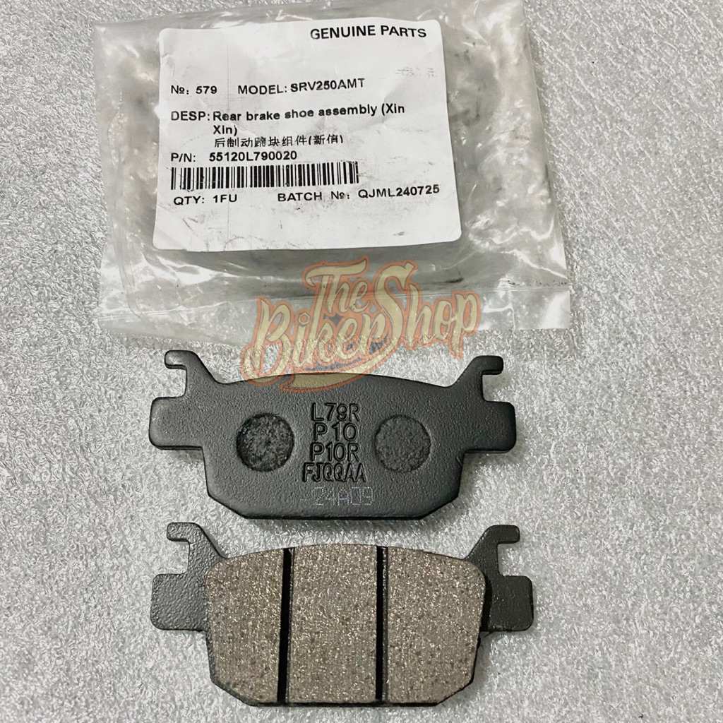 kampas rem belakang QJMOTOR SRV 250 AMT / Benelli TNT 249 250 / Wmoto morbius 250