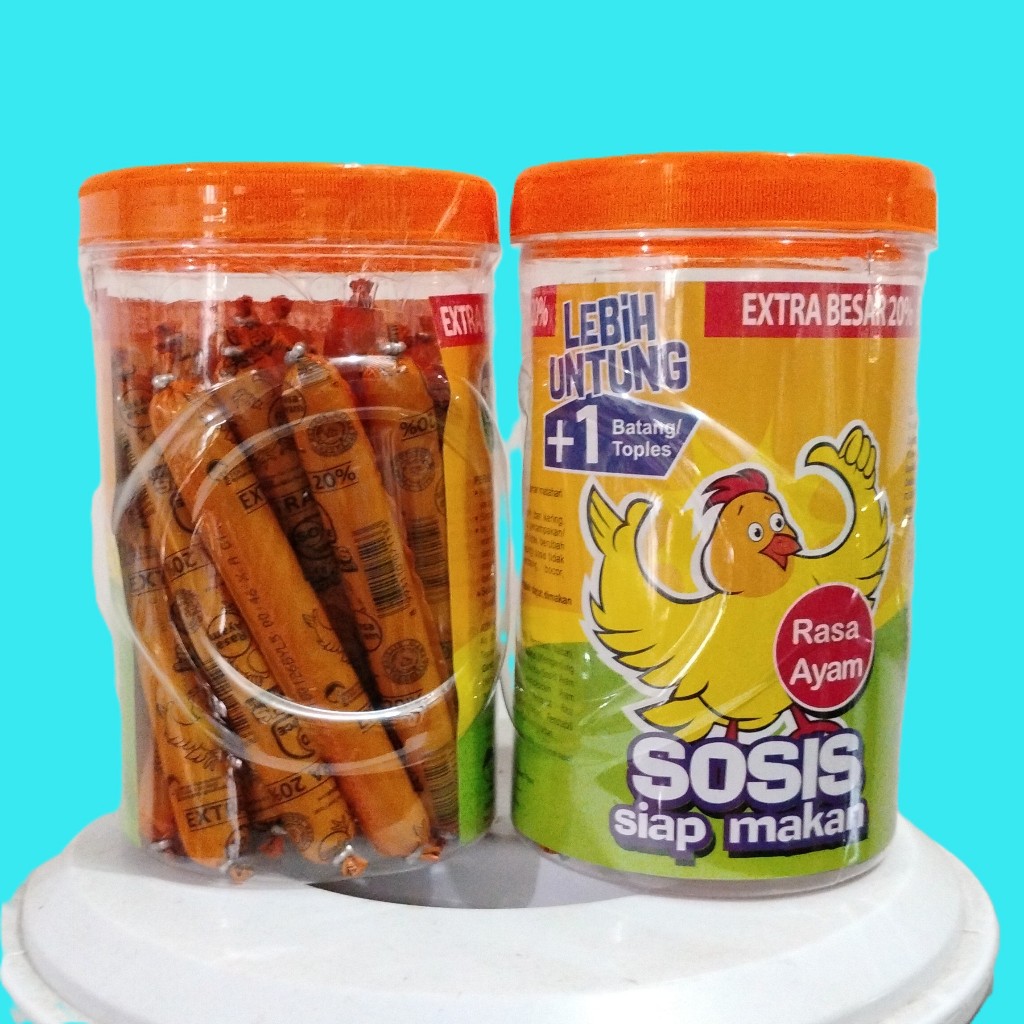 

SO NICE Sosis Rasa Ayam Siap Makan - Toples isi 24+1 Pcs