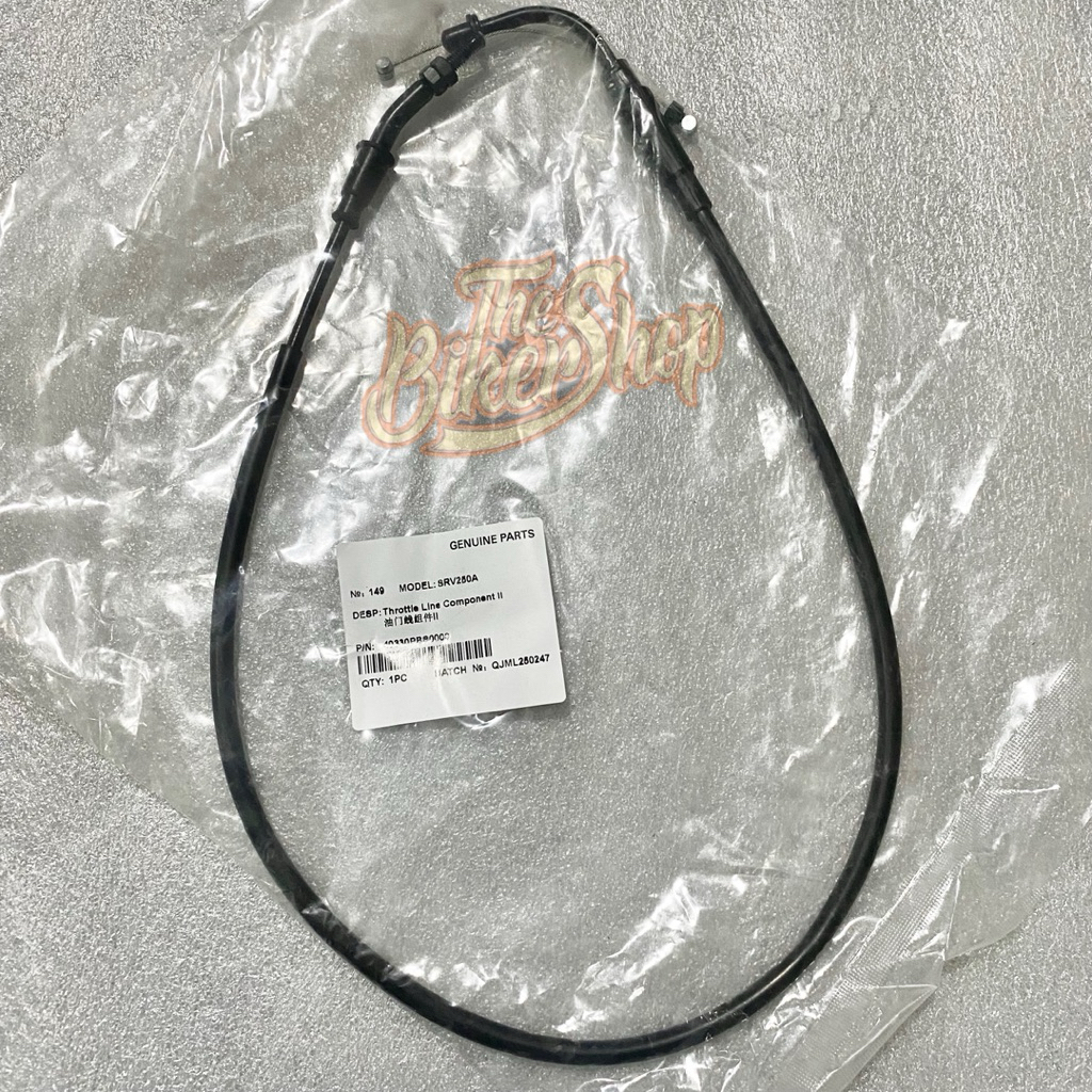 kabel gas QJ MOTOR SRV 250A Original QJ