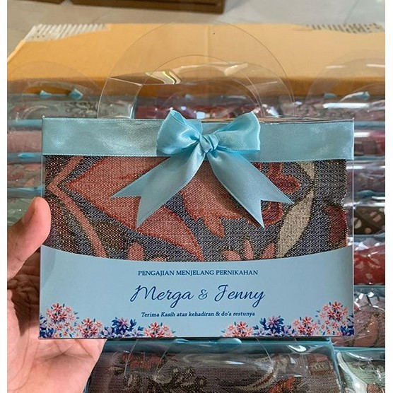 mika souvenir sajadah yasin dan tasbih  ukuran 21x7x14 model tas alas sambung