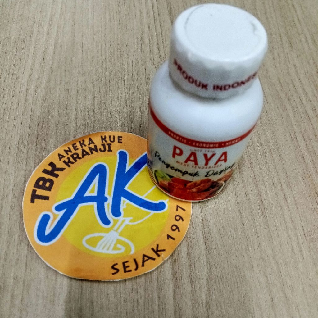 

Pengempuk Daging PAYA 70gr Paya pengempuk daging kemasan 70gr