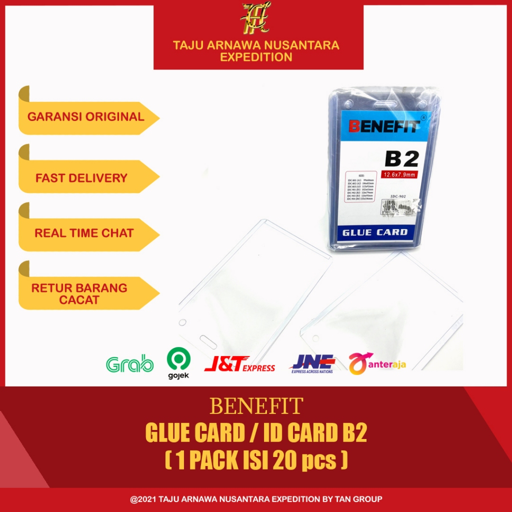 

ID CARD / GLUE CARD / NAME TAG MIKA UKURAN B2