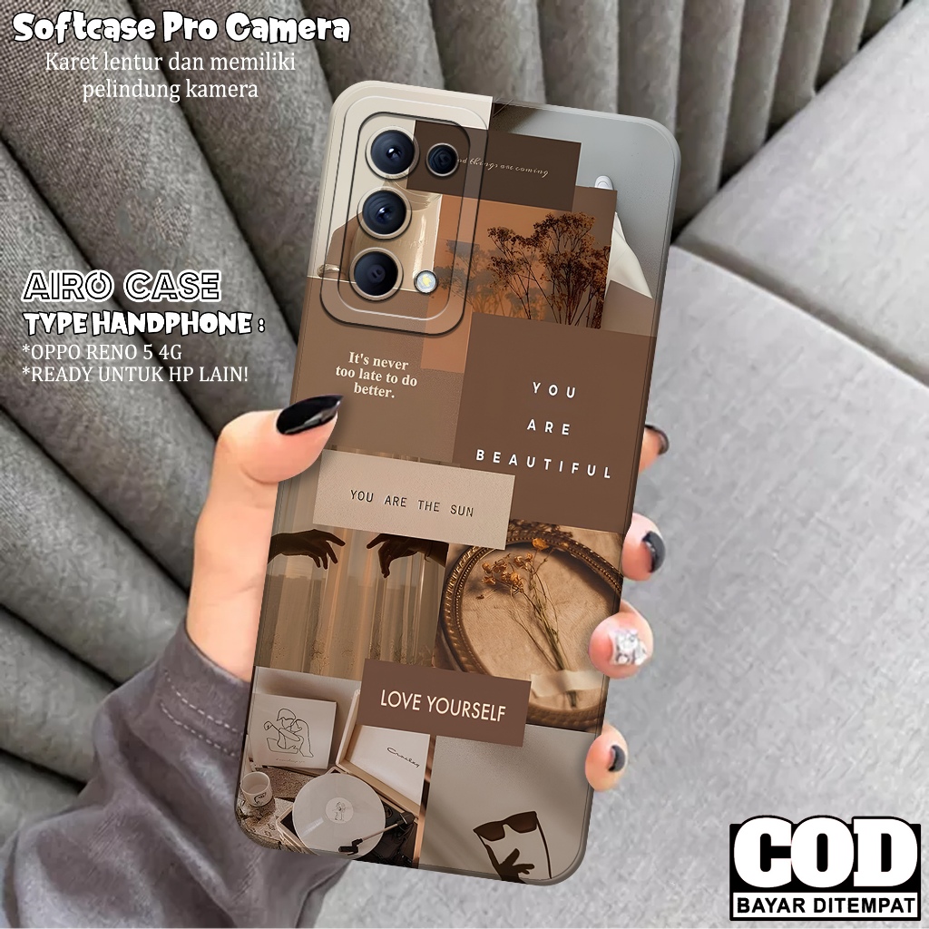 Case OPPO RENO 5 4G - Softcase OPPO RENO 5 4G - Fashion Case AESTHETIC - Casing OPPO RENO 5 4G - Sof