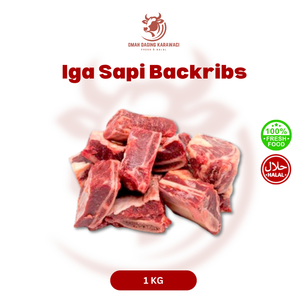 

Daging Sapi Iga Belakang Backribs Konro Fresh Halal 1kg Tangerang