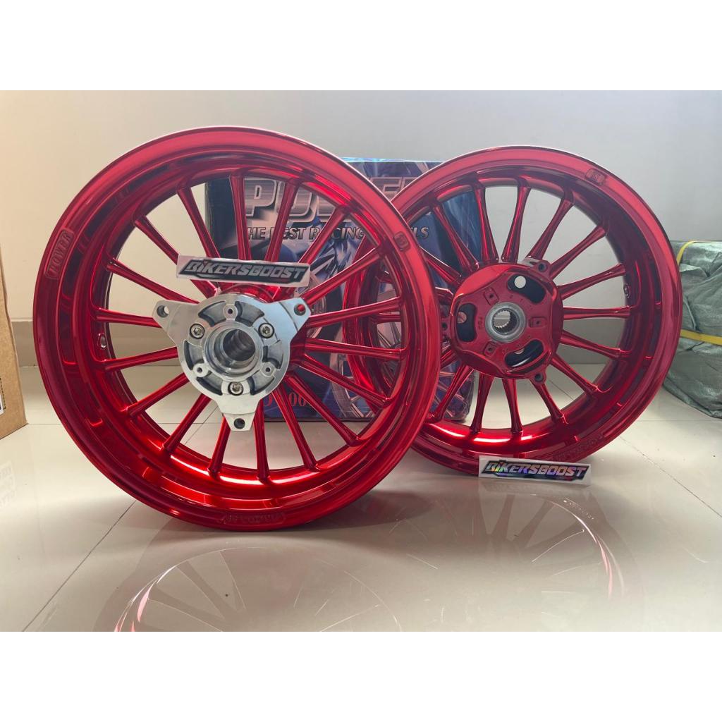 Velg Racing Tapak Lebar POWER New NMAX 155 2020 Classic P18 Merah