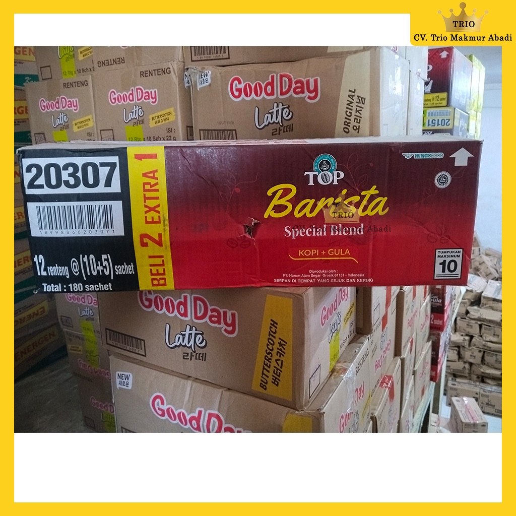 

Top Kopi Barista 1 Dus Isi 12 Renteng