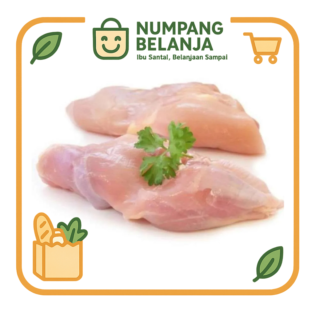 

boneless lag paha ayam filet tanpa tulang [500g]
