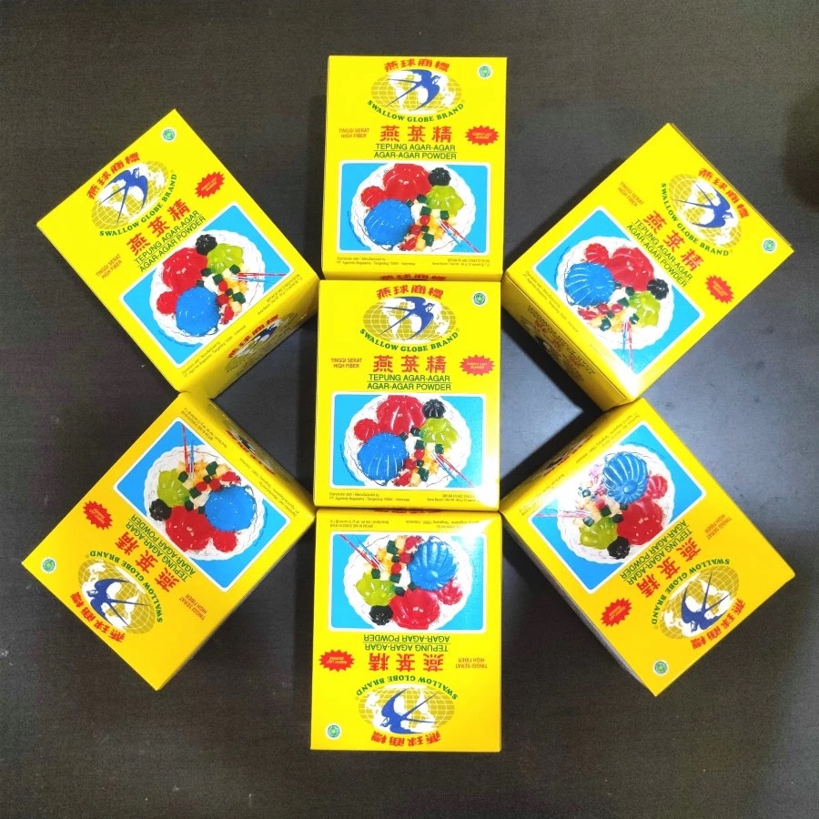 

Agar Agar Swallow Globe 1 karton 24 dus agar swallow plain agar swallow merah coklat hijau