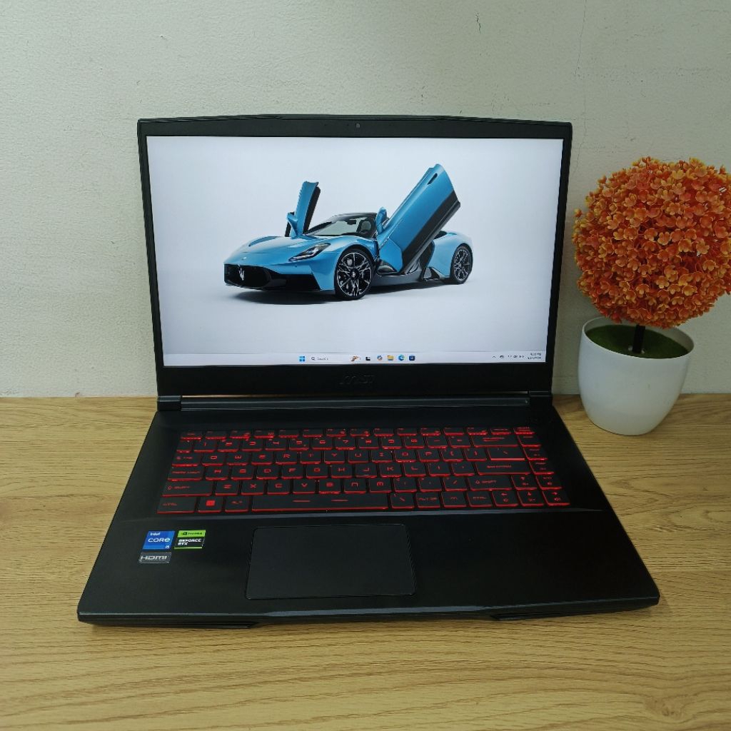 Laptop GAMING MSI GF63 THIN 11UC Intel Core i5-11400H Gen 11 (12 CPUs),~2.7GHz ram16Gb/ssd512Gb NVID