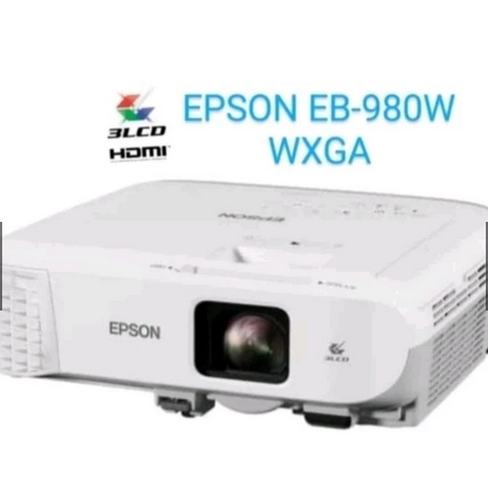 Proyektor Epson EB 980W WXGA 3800 Ansi Lumens HDMI 3LCD Projektor WXGA EB 980W