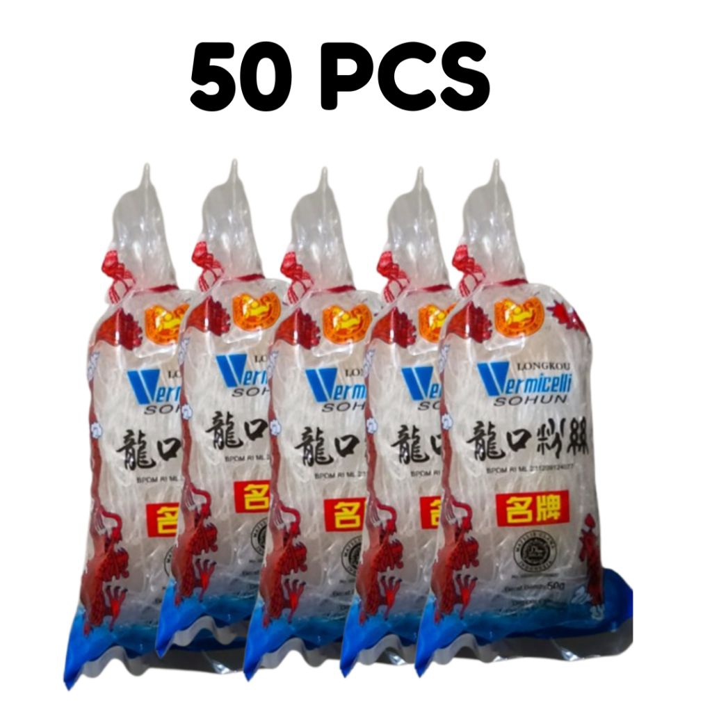 

50 pcs Soun Longkou 50 gr/Vermicelli/Sohun 50 gr