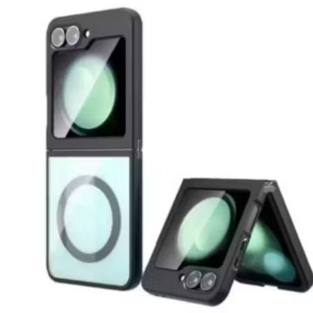 LIKGUS CASE MAGSAFE SAMSUNG Z FLIP 7 CLEAR LIST HITAM