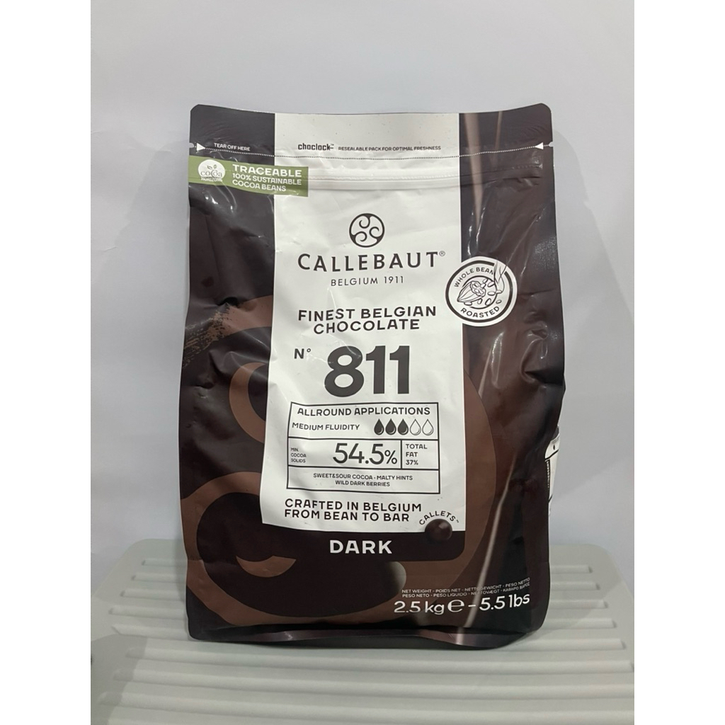

Callebaut Dark Chocolate Repack 100gr Cokelat Couverture Belgia Premium Baking