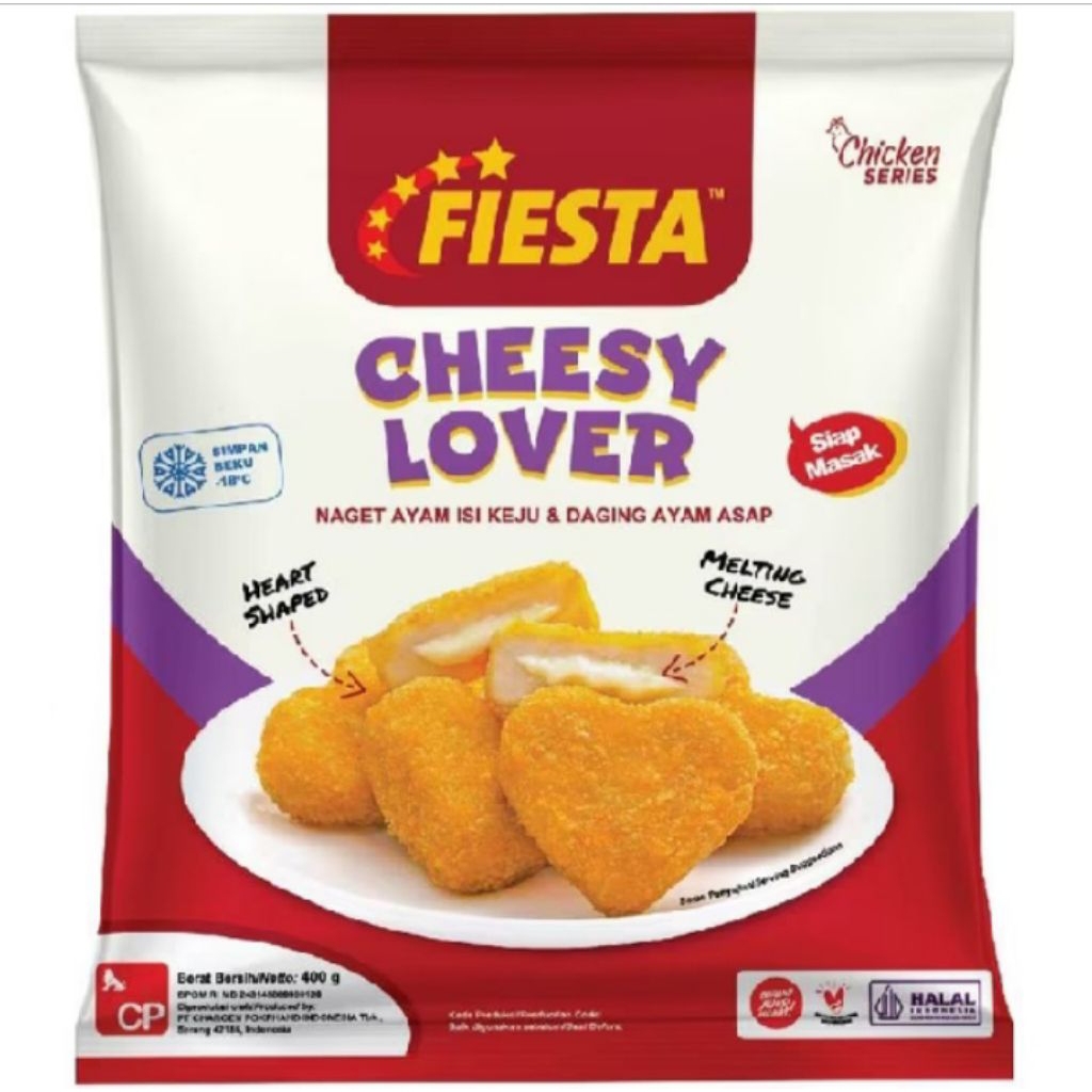 

FIESTA CHEESY LOVER 400GR
