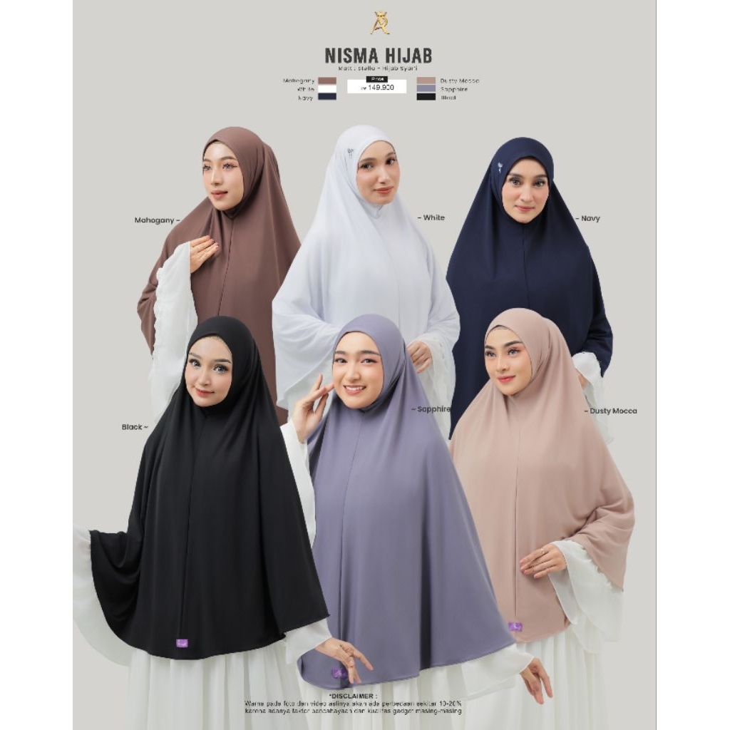 Hijab syar'i Non Pet Hijab Arrafi Nonpet Hijab instant Hijab Arrafi Jumbo