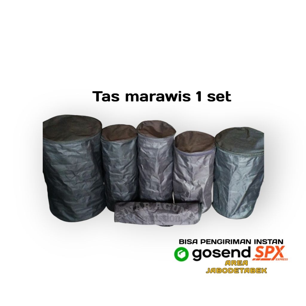 Tas marawis|Tas marawis 1 set|Tas alat musik marawis