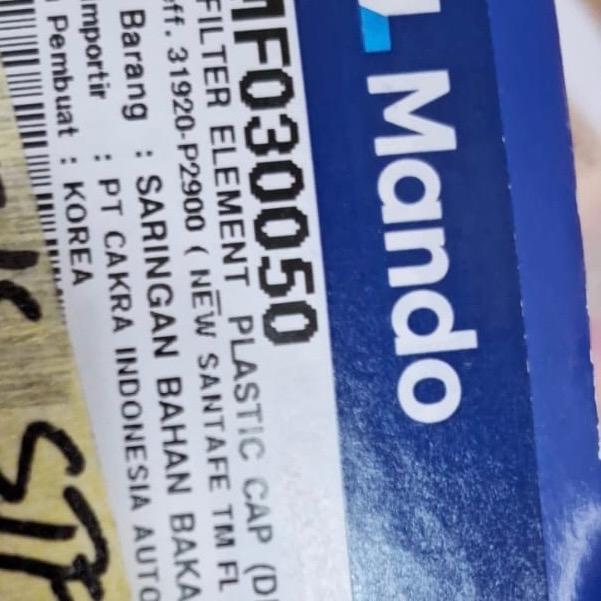 FILTER SOLAR KIA GRAND CARNIVAL - ASLI MANDO