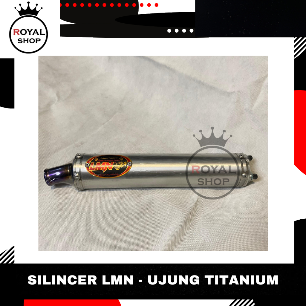 LMN SILINCER  KNALPOT LMN RACING NINJA NSR RXKING UJUNG CORONG TITANIUM
