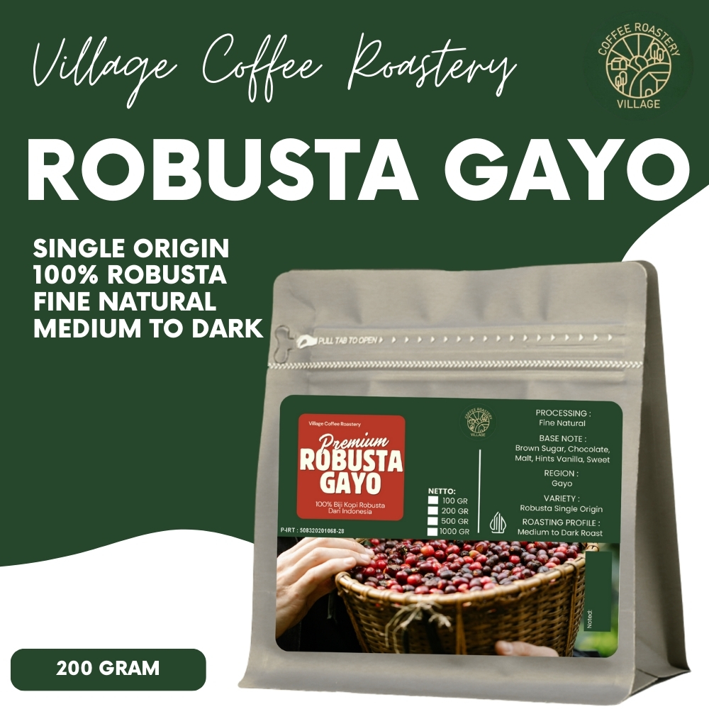 

Kopi Robusta Gayo Village Coffee Roastery 200 Gram