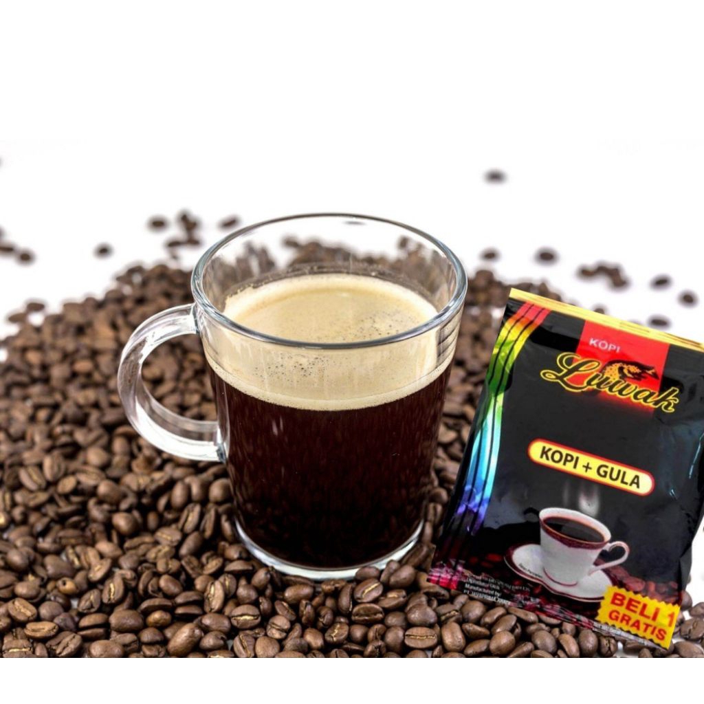 

LUWAK KOPI+GULA 1 RENCENG ISI 10×23 GRAM