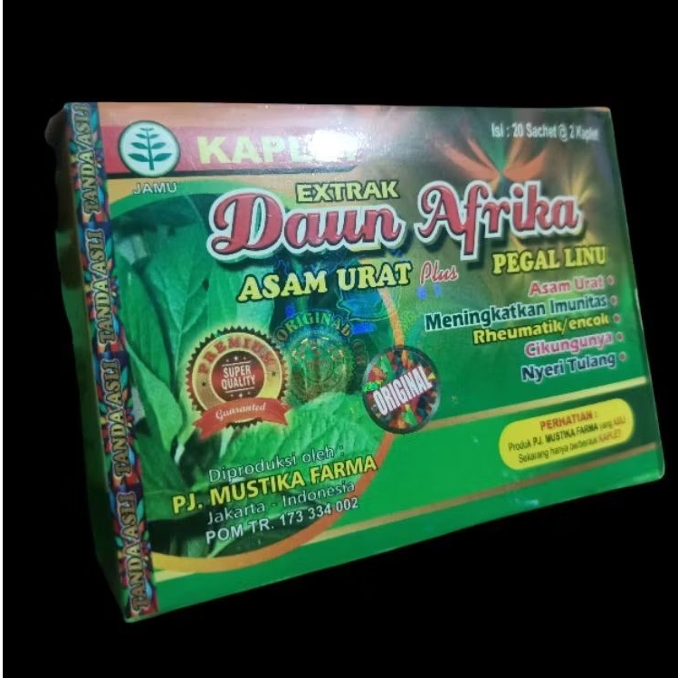 

Daun Afrika Aprika Segar Kotak