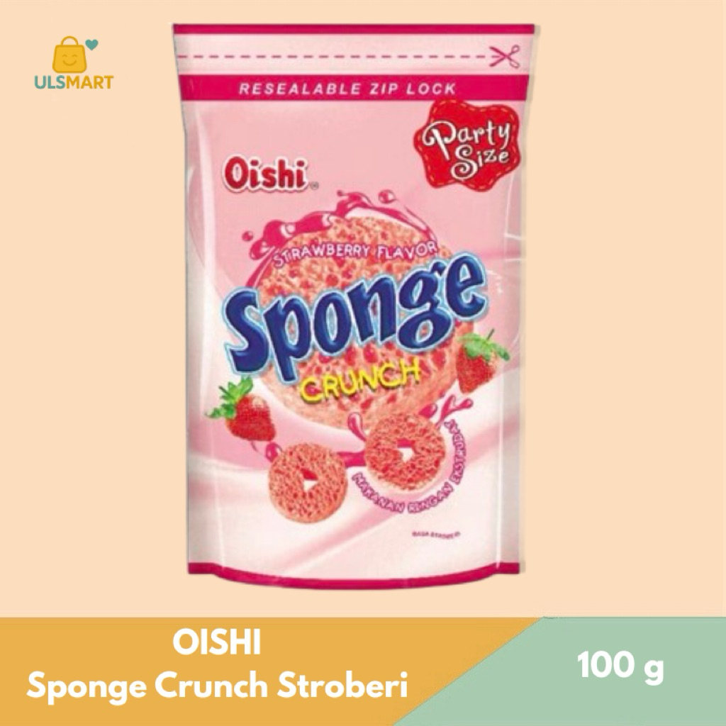 

OISHI Sponge Crunch Stroberi 100 g
