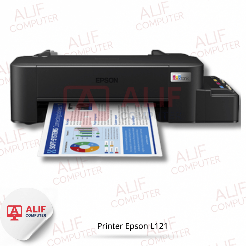 Printer Epson L121 Ink Tank Original Cetak Dokumen Hemat Tinta Printer Inkjet A4 Epson