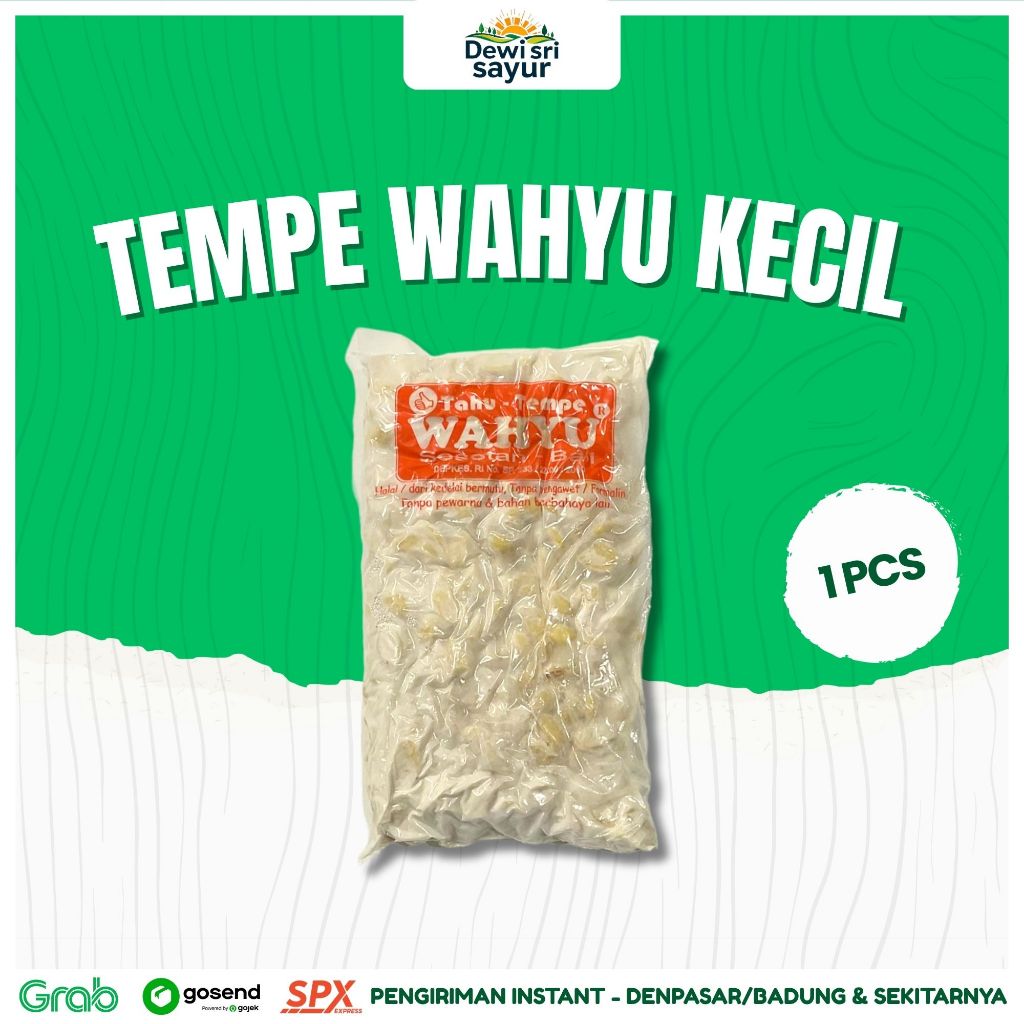 

Tempe Wahyu Kecil 1 pcs – Dewi Sri Sayur