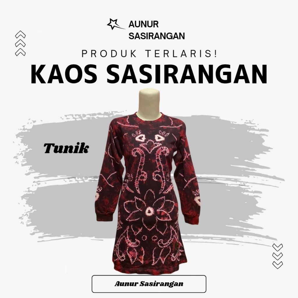 KAOS SASIRANGAN TUNIK - COTTON COMBED