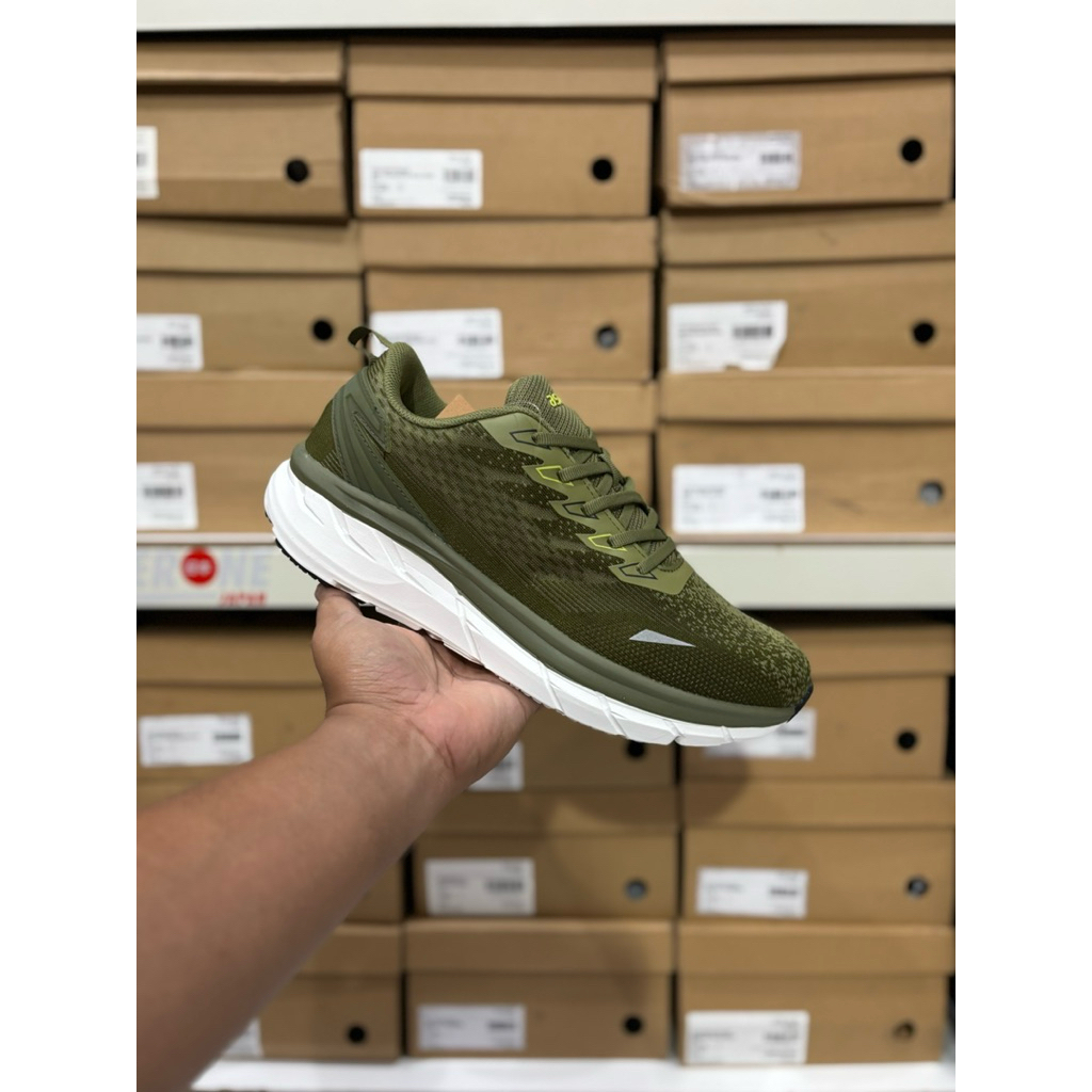 SEPATU RUNNING PRIA ASTEC KONGO RUNNING ARMY GREEN ASCFWM4FRCRM ORIGINAL BNIB SHOES