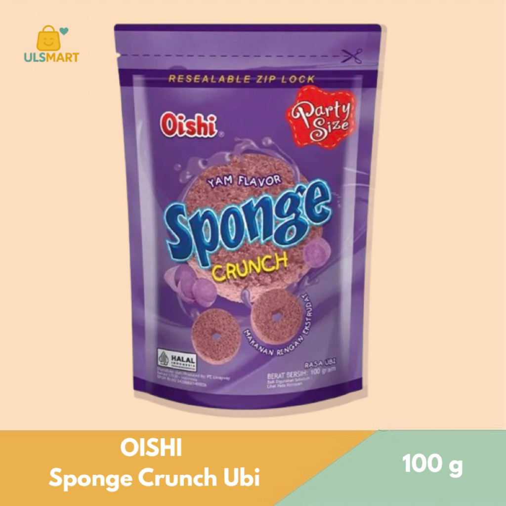 

OISHI Sponge Crunch Ubi 100 g