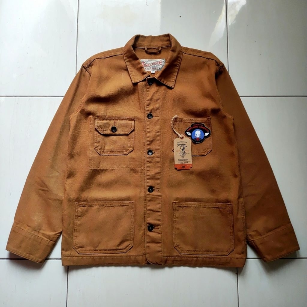Timechine Chore Jacket - Honey Brown 12oz  Rugged Canvas