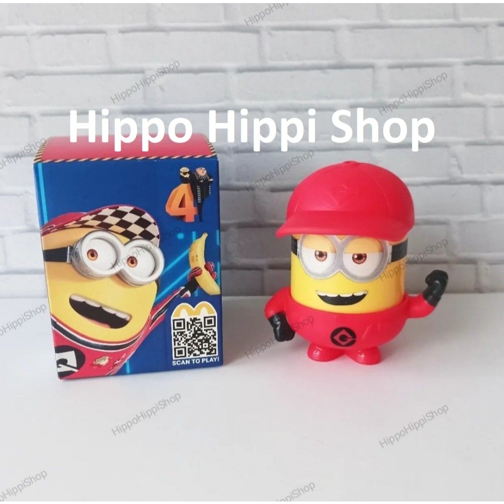 [New] Mainan Happy Meal Mcdonalds Mcd Minion Despicable Me 4 Pit Crew Phil