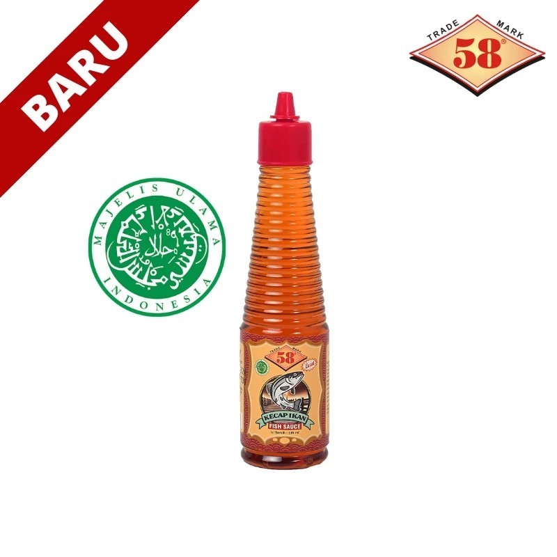

Saos 58 - (6pcs) Kecap Ikan 58 Halal 135 ml
