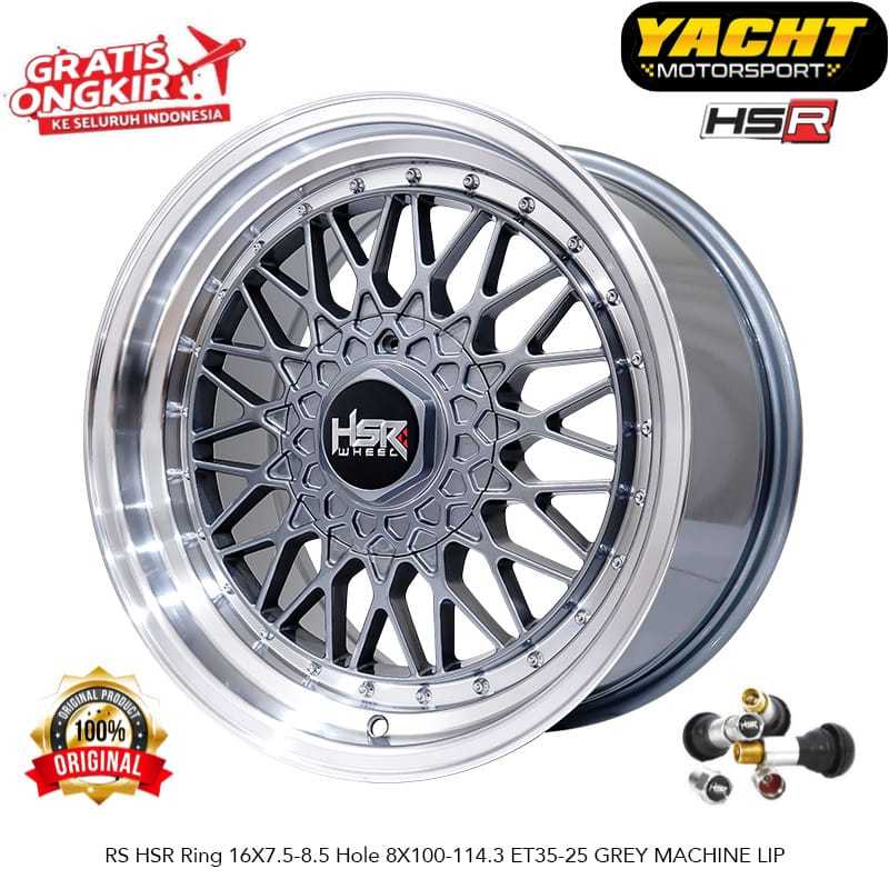 Velg Racing HSR Ring 16 Model BBS Mobil Avanza Kijang Livina Yaris Gratis Ongkir
